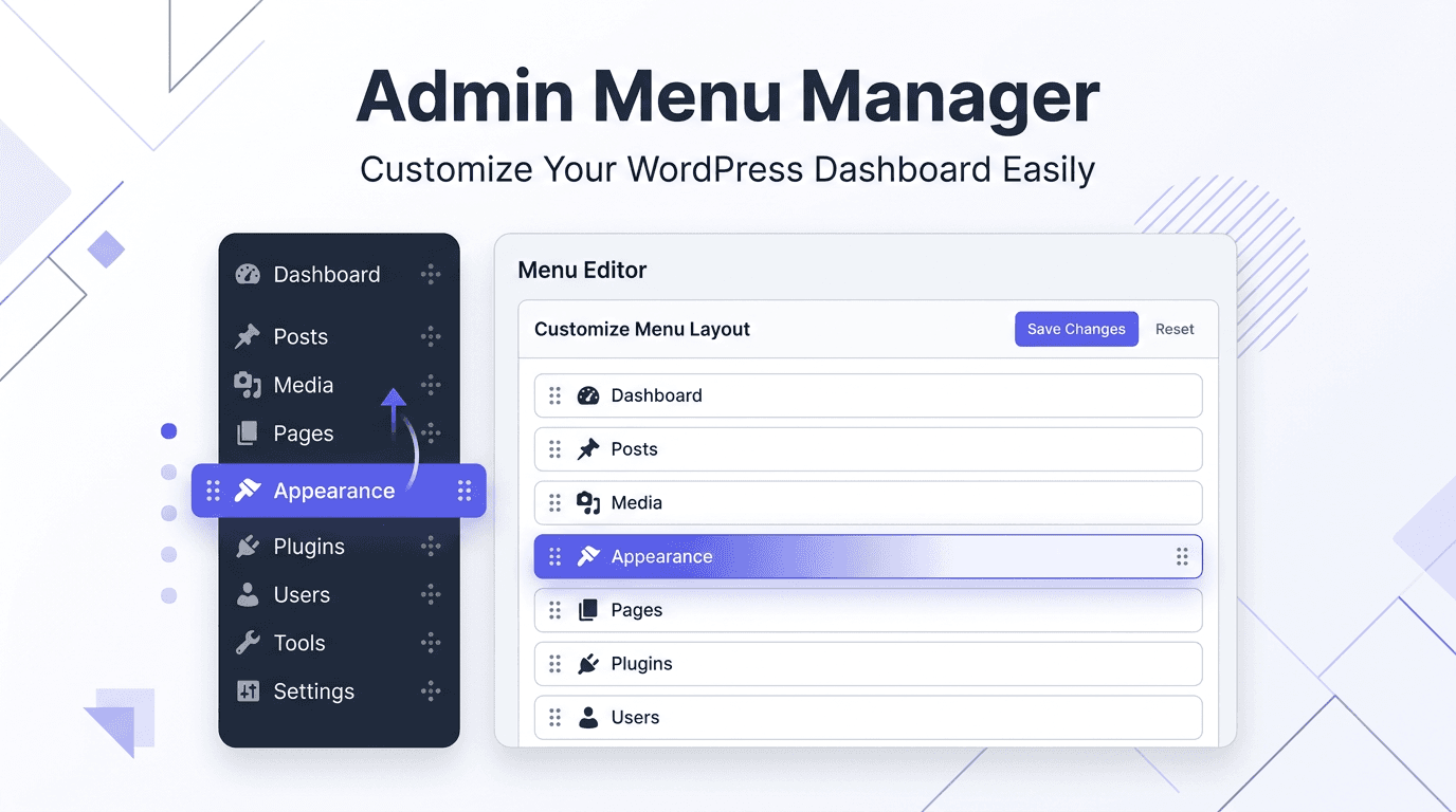 Admin Menu Manager